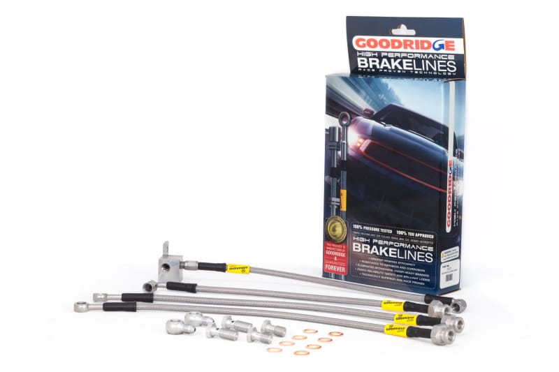 Goodridge — G-STOP SS Braided Brake Line Kit