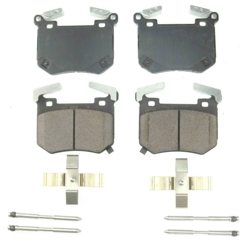 PowerStop — PowerStop - Z17 Low-Dust Ceramic Brake Pads with Hardware