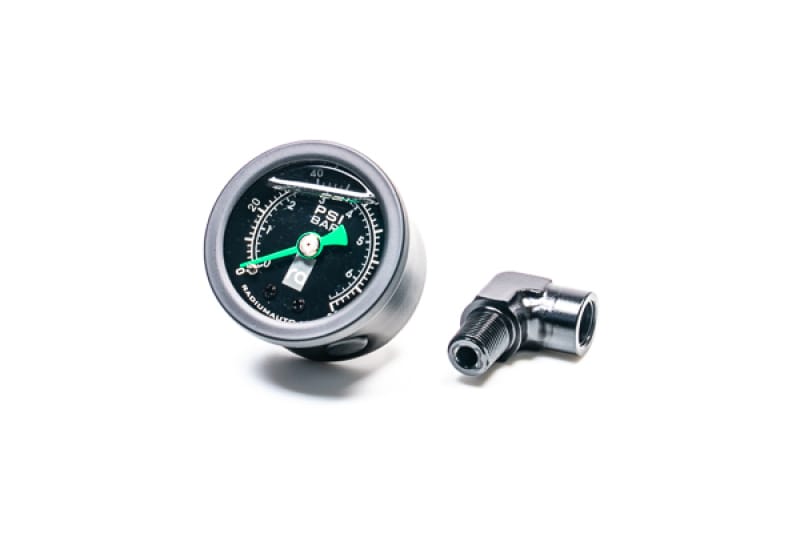 Radium Engineering — FUEL PRESSURE GAUGE WITH 90DEG ADAPTER
