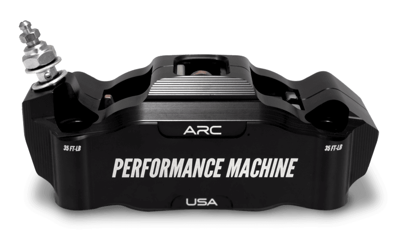 Performance Machine — Performance Machine 125 x4 Race Series Radial Mount Caliper with ARC - Left - Black Ano