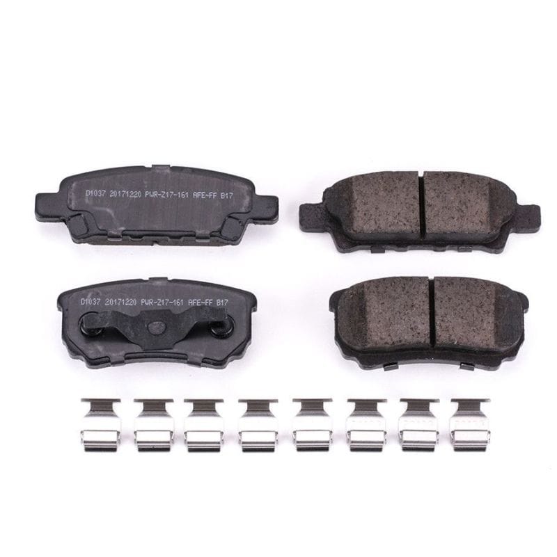 PowerStop — PowerStop - Z17 Low-Dust Ceramic Brake Pads with Hardware