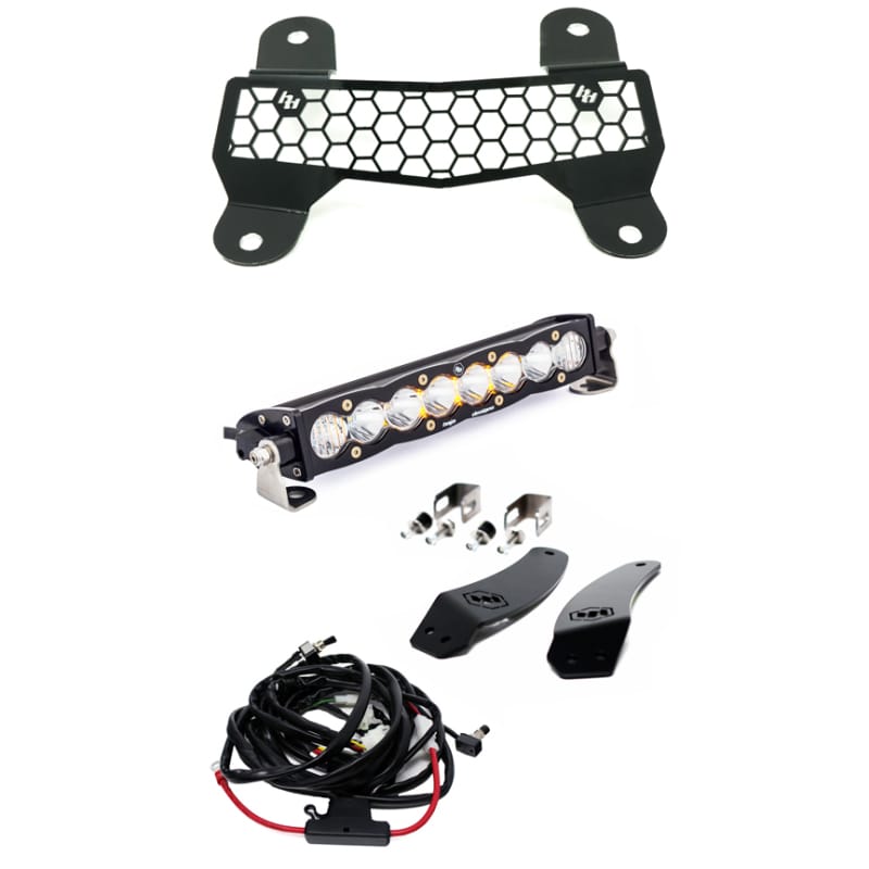 Baja Designs — Baja Designs 2018 Textron Wildcat XX Grille Mount Kit 10in S8 and Fascia