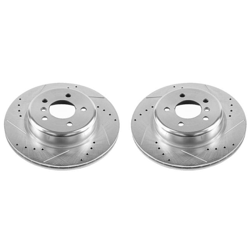 PowerStop — PowerStop Evolution Performance Drilled, Slotted & Plated Brake Rotor Pair