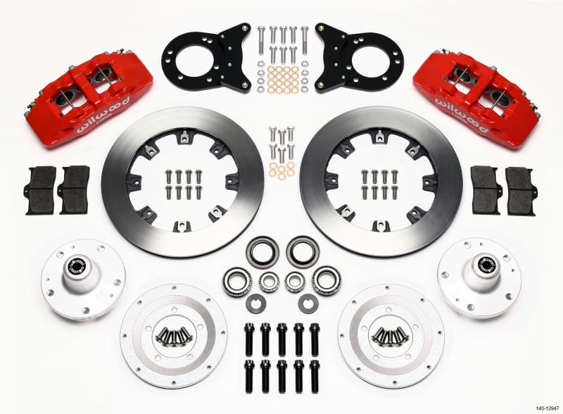 Wilwood — KIT,FRONT,MUSTANG,65-69,DP6 12.19 ROTOR,RED
