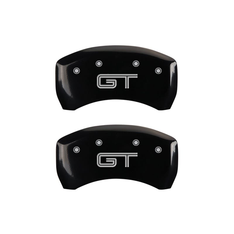 MGP — Set Of 2 Caliper Covers, Engraved Rear: GT (2011) Black Powder Coat Finish