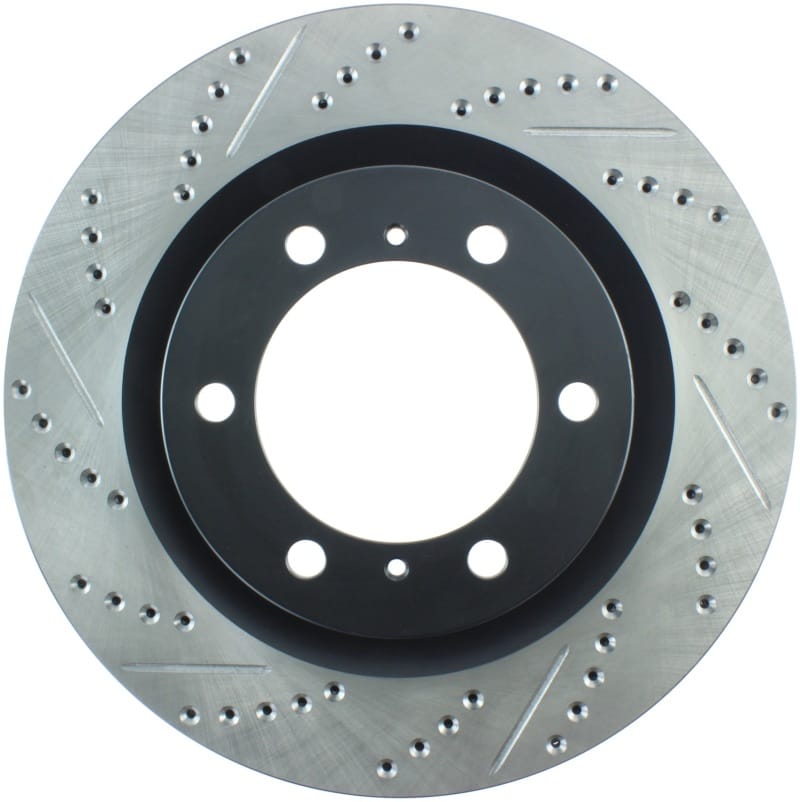 Stoptech — StopTech Sport Drilled & Slotted Brake Rotor; Front Right
StopTech Sport Drilled/Slotted Brake Rotor; Front Right
StopTech Sport Drilled/Slotted Disc