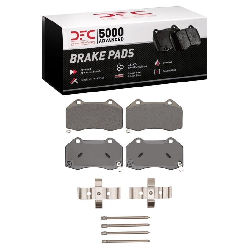 DFC — DFC 5000 Advanced Pads - Low-Metallic and Hardware Kit