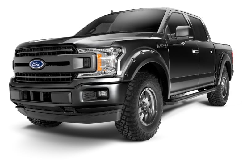 Bushwacker — Fender Flares Pocket Style-Color Agate Black Met Finish 4 Pc
Pocket Style® Color Match Fender Flares