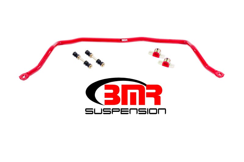 BMR Suspension — Sway Bar Kit With Bushings, Front, Solid 32mm, SS Design