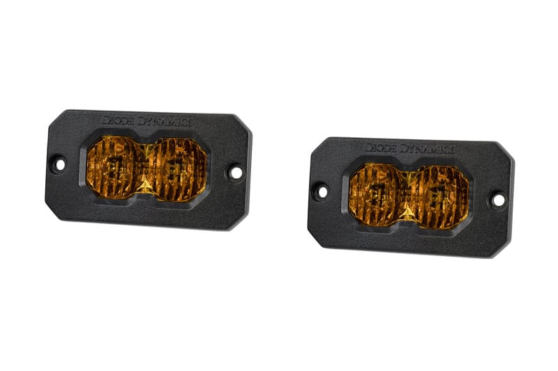 Diode Dynamics — Diode Dynamics C2 2.0 Pro Yellow Combo/Driving Flush ABL (Pair)