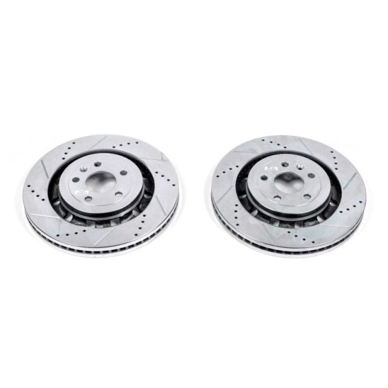 PowerStop — PowerStop Evolution Performance Drilled, Slotted & Plated Brake Rotor Pair