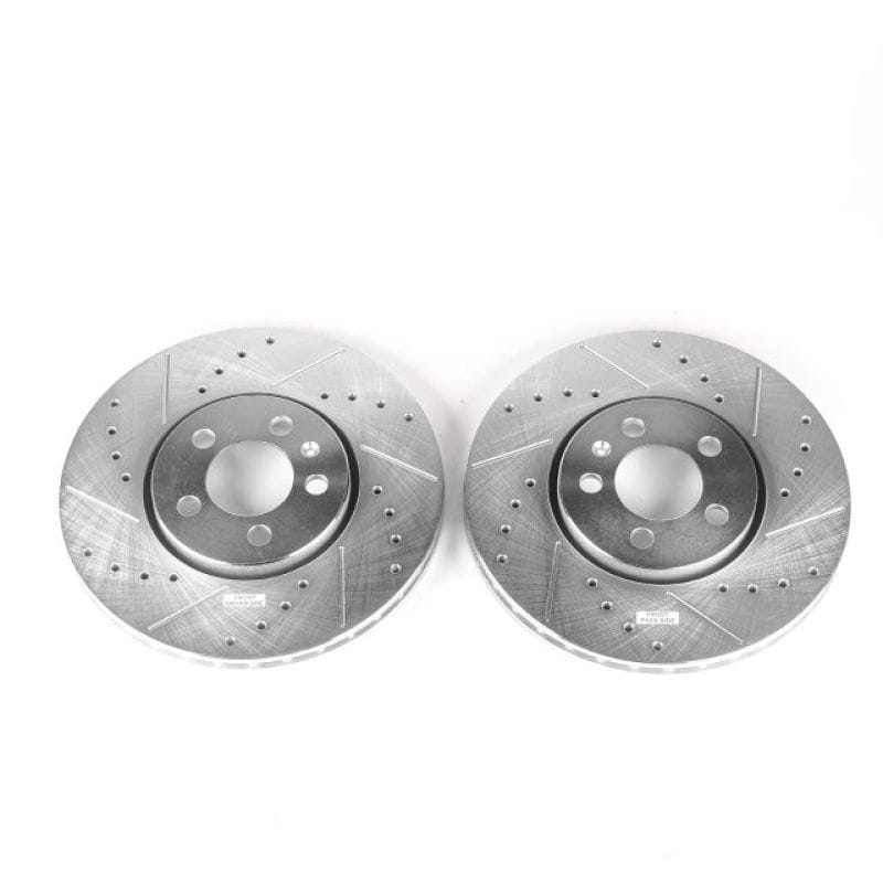PowerStop — PowerStop Evolution Performance Drilled, Slotted & Plated Brake Rotor Pair