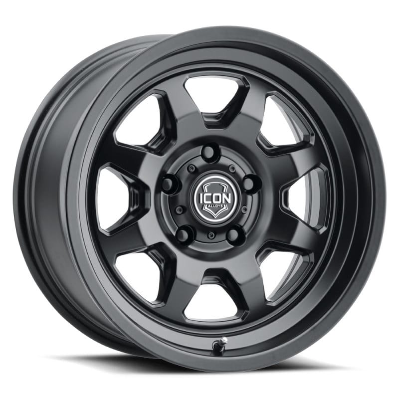 ICON — ICON ALLOYS NUEVO SATIN BLACK - 17 X 8.5 / 5 X 5 / -6MM / 4.5" BS