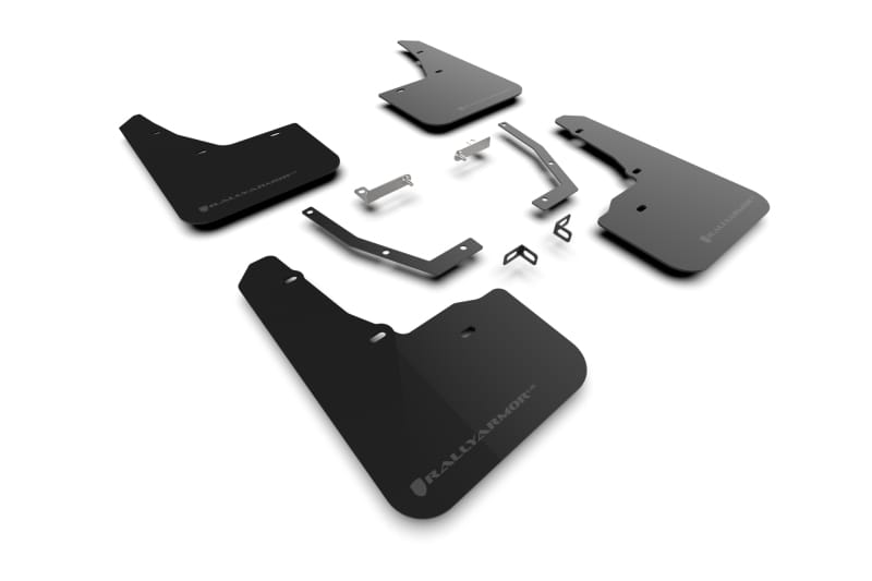 Rally Armor — Black Mud Flap/Grey Logo