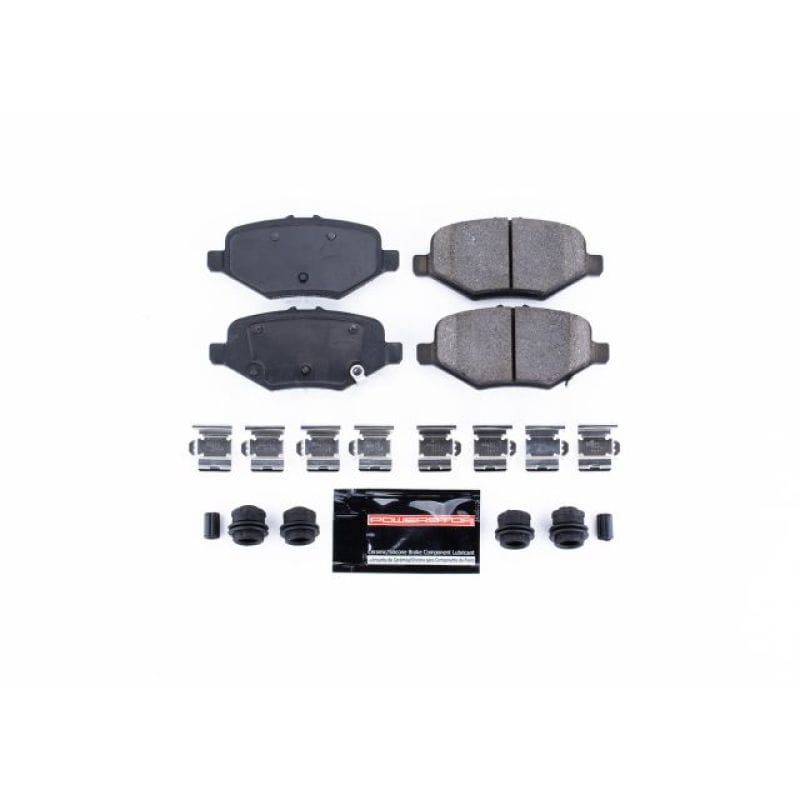 PowerStop — PowerStop - Z23 Daily Driver Carbon-Fiber Ceramic Brake Pads with Hardware Kit