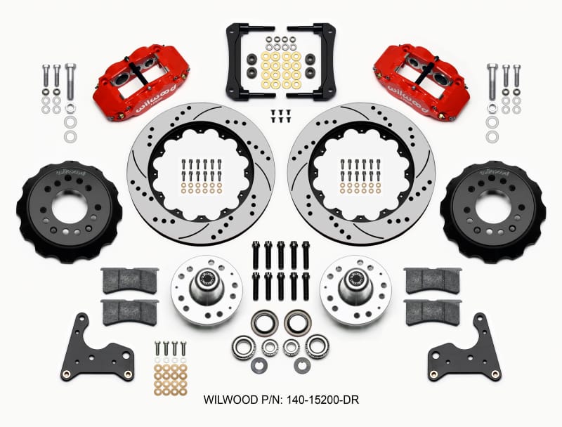 Wilwood — KIT,FRONT,MOPAR,C-BODY,DRUM,FNSL6R,14.00 ROTOR,SRP,RED