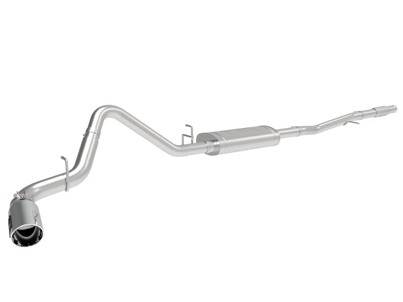 aFe — Apollo GT Series 3 IN 409 Stainless Steel Cat-Back Exhaust System w/ Polish Ti