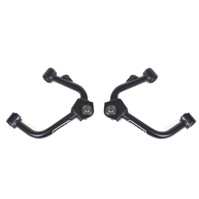 Ridetech — Front upper StrongArms for 2019-2026 Silverado, 2021-2026 Tahoe 1500, lowered.