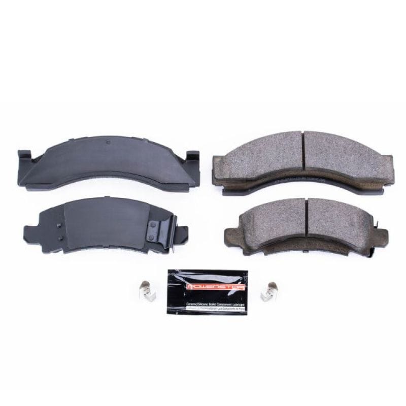 PowerStop — PowerStop - Z23 Daily Driver Carbon-Fiber Ceramic Brake Pads with Hardware Kit