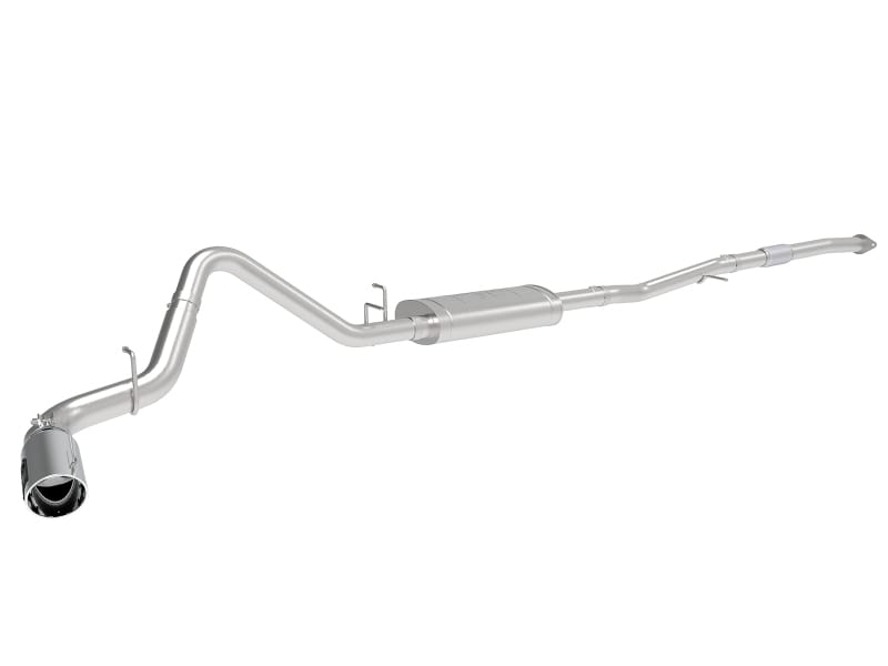 aFe — Apollo GT Series 3 IN 409 Stainless Steel Cat-Back Exhaust System w/ Polish Ti