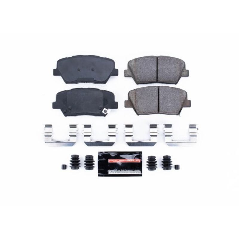 PowerStop — PowerStop - Z23 Daily Driver Carbon-Fiber Ceramic Brake Pads with Hardware Kit