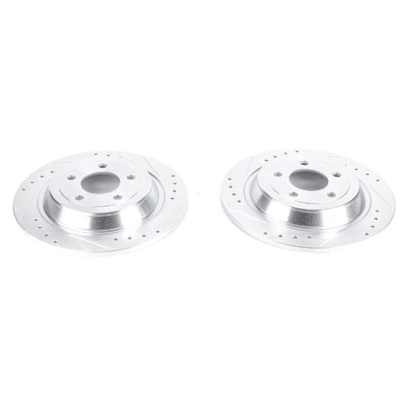 PowerStop — PowerStop Evolution Performance Drilled, Slotted & Plated Brake Rotor Pair