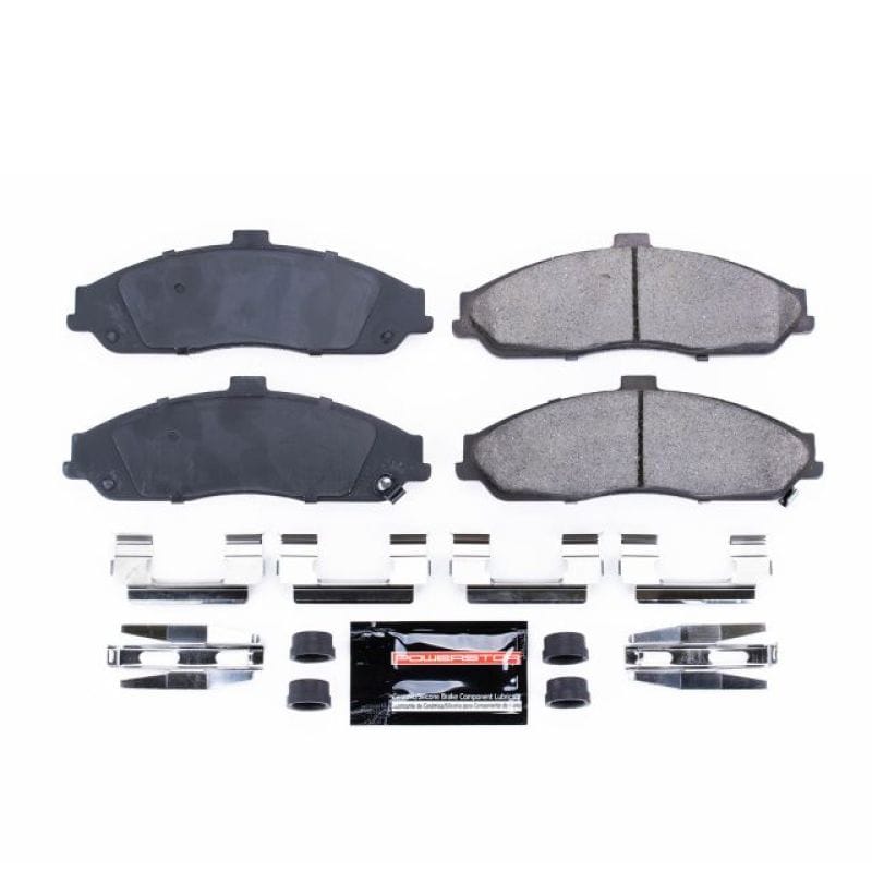 PowerStop — PowerStop - Z23 Daily Driver Carbon-Fiber Ceramic Brake Pads with Hardware Kit