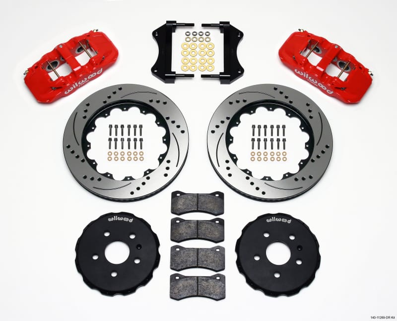 Wilwood — KIT,FRONT,CAMARO,2010,AERO6,14.25 ROTOR SRP,RED