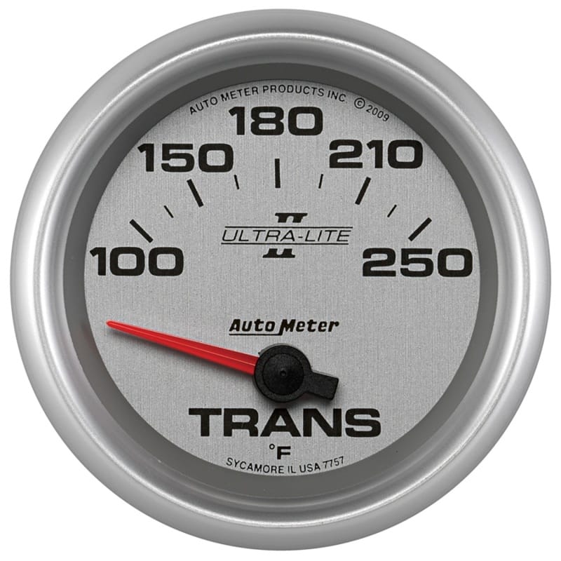 AutoMeter — GAUGE, TRANSMISSION TEMP, 2 5/8", 100-250?F, ELECTRIC, ULTRA-LITE II