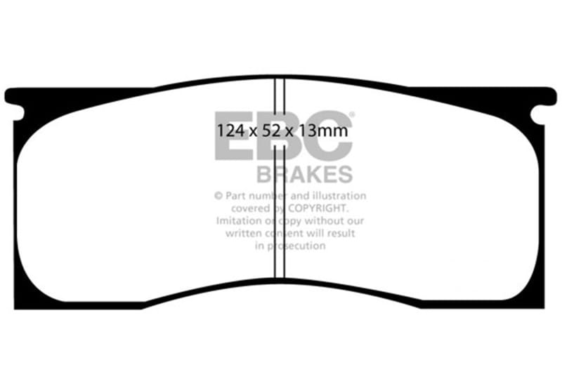 EBC — EBC 65-69 Dodge Dart 2.8 Greenstuff Front Brake Pads
Disc Brake Pad