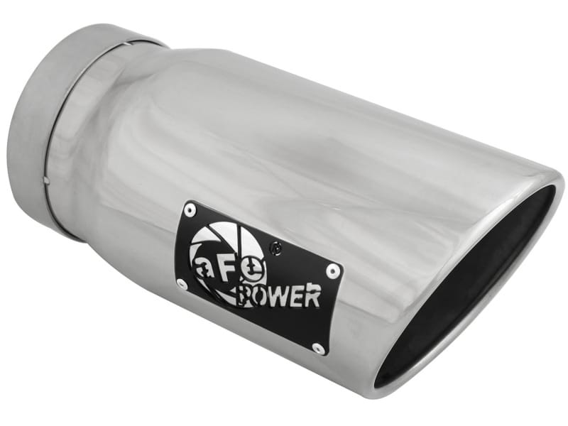 aFe — MACH Force-Xp 304 Stainless Steel Clamp-on Exhaust Tip Polished