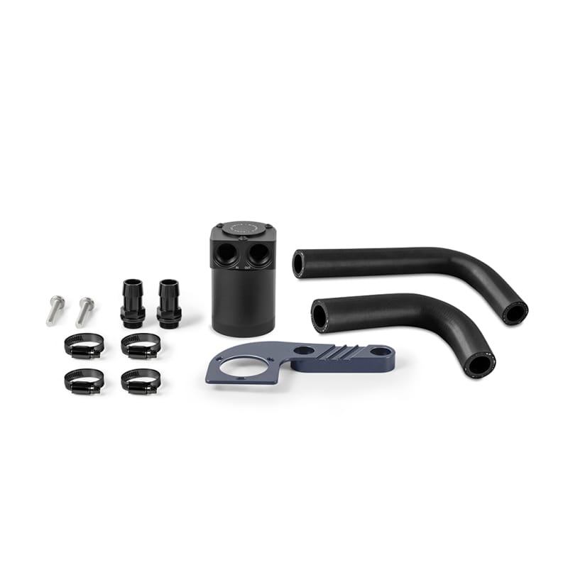 Mishimoto — Baffled Oil Catch Can, Mineral Gray, CCV Side, fits BMW F8X M3/M4 2015-2020