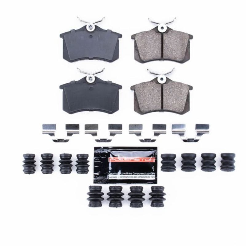 PowerStop — PowerStop - Z23 Daily Driver Carbon-Fiber Ceramic Brake Pads with Hardware Kit