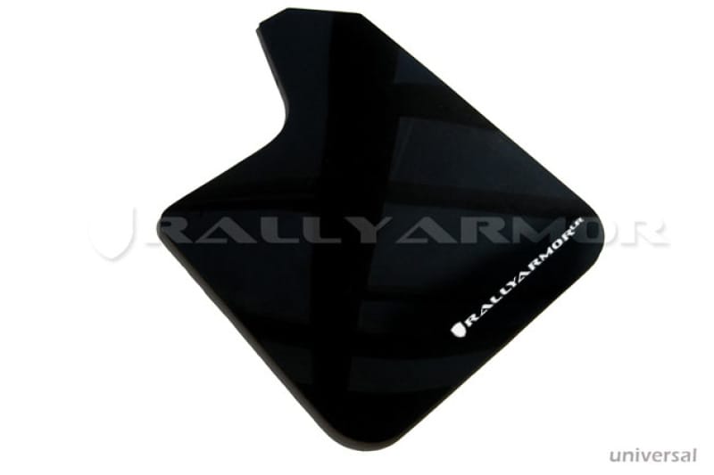 Rally Armor — Black Mud Flap/White Logo
