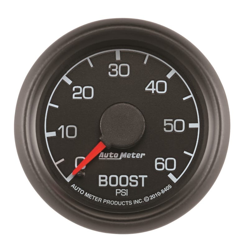 AutoMeter — GAUGE, BOOST, 2 1/16" , 60PSI, MECHANICAL, FORD FACTORY MATCH