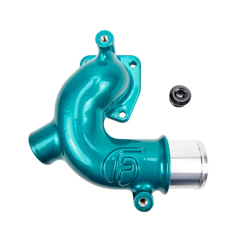 Wehrli — Thermostat Housing, WCFab X Fleece, 98-18 Cummins, Candy Teal