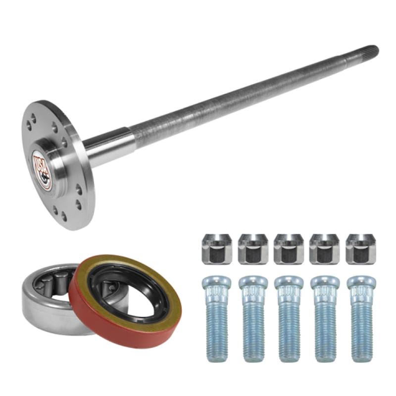 Yukon Gear & Axle — Rear Axle Kit Fits GM 7.5" Diff 26 Spline 28-7/16" Long 7/16" Studs, 630841-