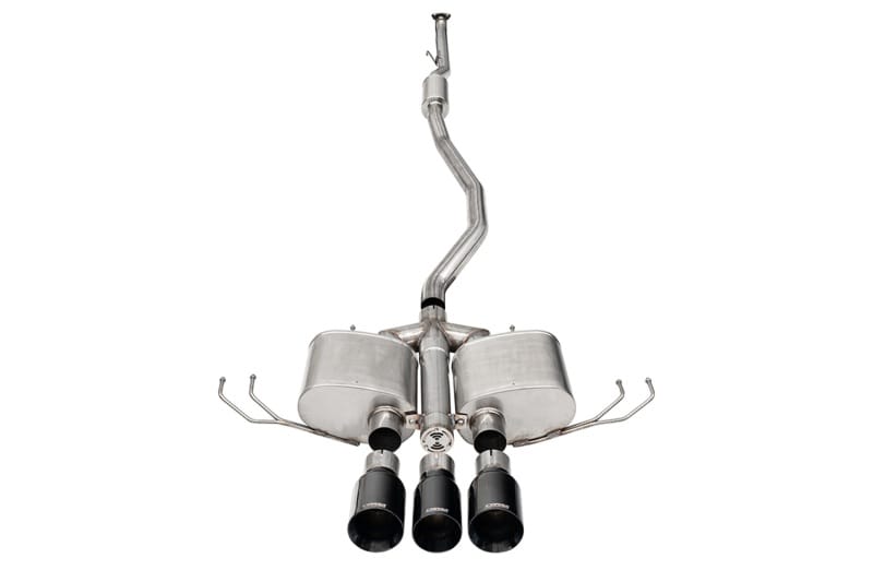 CORSA Performance — 3in. Front Pipe-Back with (1) Corsa Performance resonator; (2) Corsa Performance
3in. Front Pipe-Back with (1) Corsa Performance resonator
(2) Corsa Performance