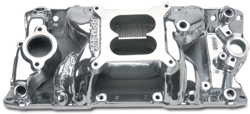 Edelbrock — Edelbrock Polished S/B Chevy RPM Air-Gap Manifold
MANIFOLD