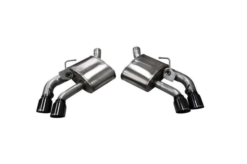 CORSA Performance — 2.75in. Axle-Back Exhaust with Dual Mode NPP; Dual Rear Exit with Twin 4.0in. Pr