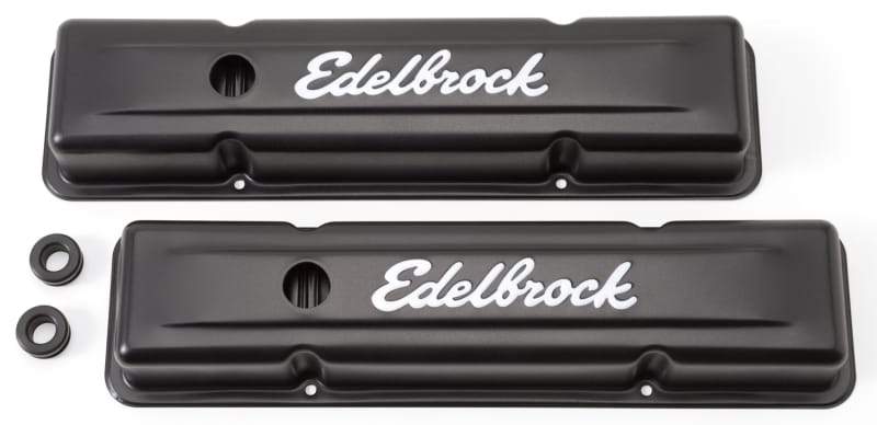 Edelbrock — Edelbrock Valve Cover Signature Series Chevrolet 1959-1986 262-400 CI V8 Low Black
CHROME/PRO-FLO