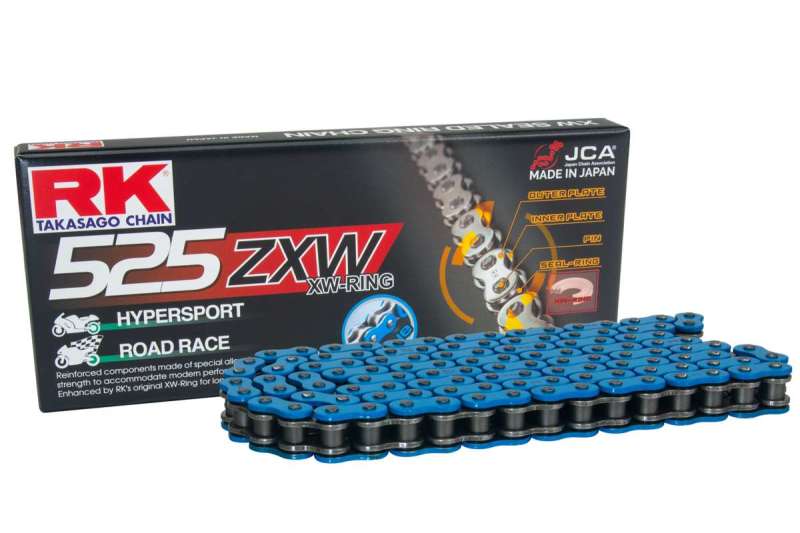 RK Chain — RK Chain BB525ZXW-150L XW-Ring - Blue