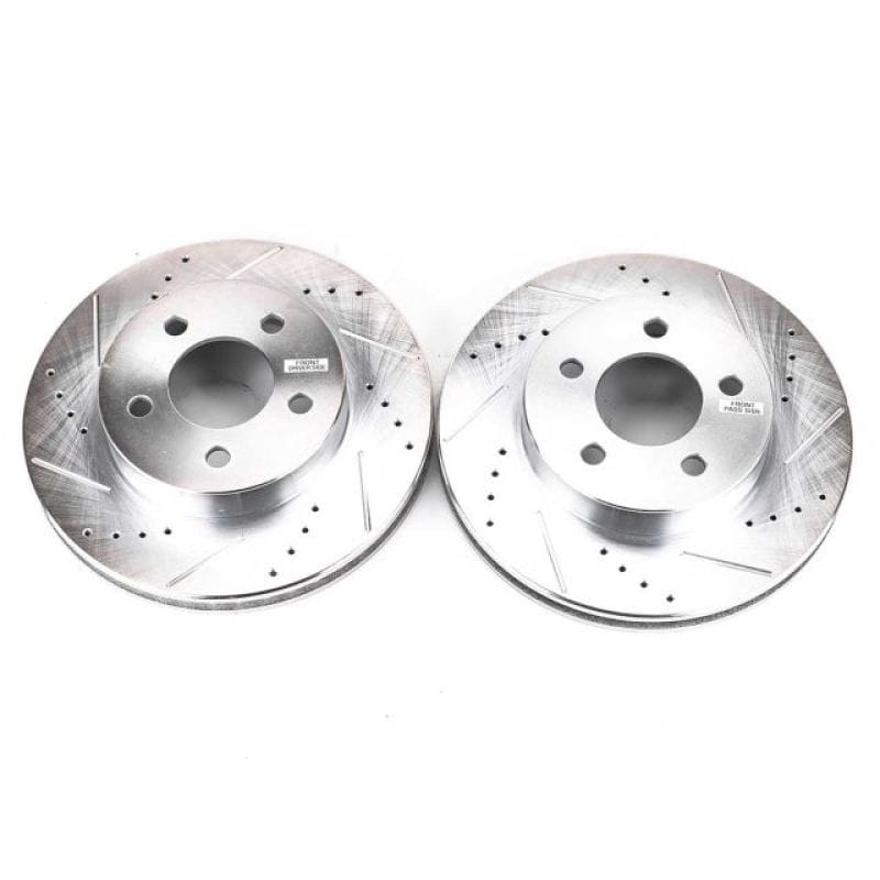 PowerStop — PowerStop Evolution Performance Drilled, Slotted & Plated Brake Rotor Pair