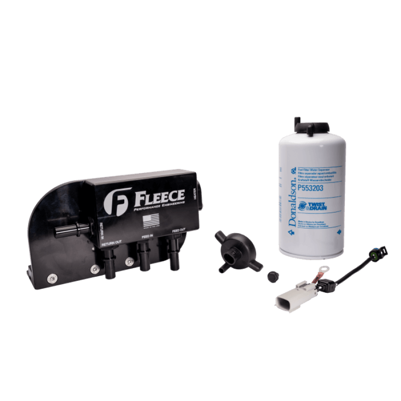 Fleece Performance — Fleece Performance Under Bed Fuel Filter Assembly for 2017-2026 Ford F250-550