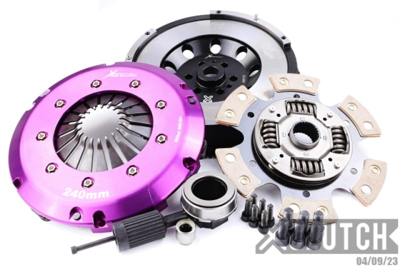 XCLUTCH — Clutch Kit Inc Chromoly Flywheel; Stage 2R  Ceramic Race Disc