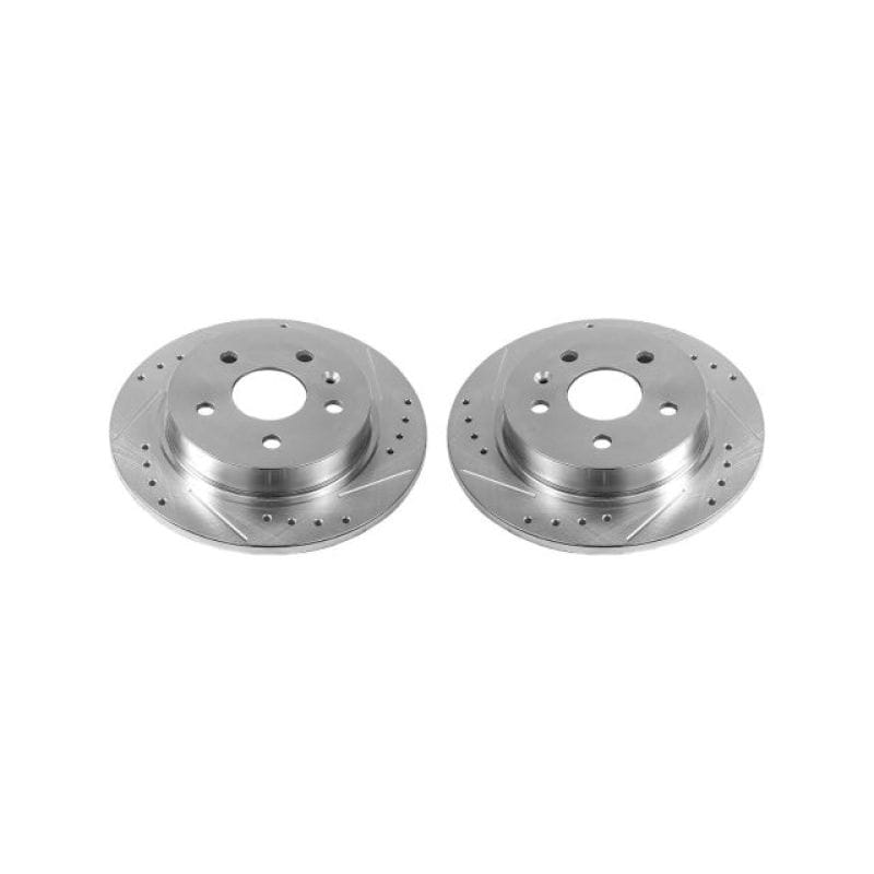 PowerStop — PowerStop Evolution Performance Drilled, Slotted & Plated Brake Rotor Pair