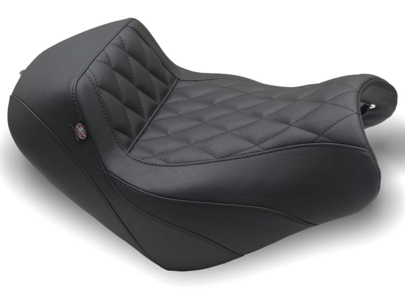 Mustang Motorcycle — Mustang 15-23 Kawasaki Vulcan S Solo Seat Diamond Stitch - Black