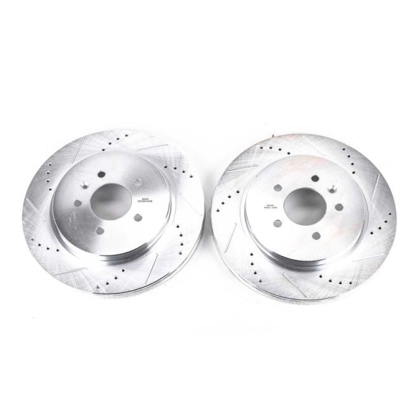 PowerStop — PowerStop Evolution Performance Drilled, Slotted & Plated Brake Rotor Pair