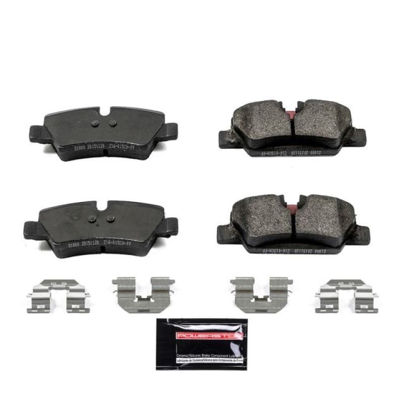PowerStop — PowerStop - Z23 Daily Driver Carbon-Fiber Ceramic Brake Pads with Hardware Kit