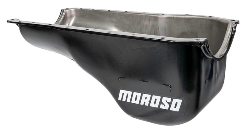 Moroso — Moroso Ford 351C/351M Stock (w/Front Sump) Wet Sump 6qt 8.25in Steel Oil Pan